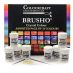 Brusho Crystal Watercolours Set of 24, Assorted Colors, 15 grams