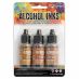Tim Holtz Alcohol Ink - 1/2oz - Cabin Cupboard Color Kit, Set of 3