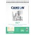 Canson 1557 Drawing Pad - 120 gsm Extra White, 9" x 12", 30 Sheets