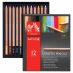Caran d'Ache Pastel Pencil - Assorted Colors, Set of 12