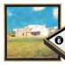 Cardinali Renewal Core Floater Frame, Black/Antique Gold 8"x8" - 3/4" Deep  (Box of 6)