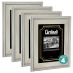 Cardinali Plein Aire Frame - Silver w/ Acrylic Glazing and Cardboard Backing 9" x 12" (Box of 4)