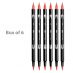 Tombow Dual Brush Pen No.845 Carmine (Box of 6)