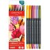 Caran d'Ache FIBRALO Brush Marker - Set of 6, Bloom Colors