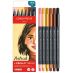 Caran d'Ache FIBRALO Brush Marker - Set of 6, Portrait Colors