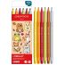 Caran d'Ache FIBRALO Bullet Marker - Set of 6, Kawaii Cute Animals