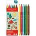 Caran d'Ache FIBRALO Bullet Marker - Set of 6, Kawaii Swiss Mountain