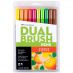 Tombow Dual Brush Pen Set of 10 - Citrus Colors