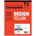 Clearprint 1000H Design Vellum Pad - Plain Translucent, 8-1/2" x 11", 50 Sheets