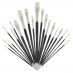 Creative Mark Pro-Stroke: Studio Complete Set of 20, Premium White Bristle Brushes