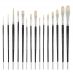 Creative Mark Pro-Stroke Value Set Of 15 Long Handle Bristle Brushes