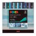 POSCA Acrylic Paint Marker - Medium Tip, Cool Tones 8 Set (1.8-2.5mm)