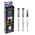 Creative Inspirations Acrylic Brush Tip Marker, Black - 3 Pack