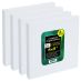 Creative Inspirations - 8"x8" Stretched Canvas 1-1/2" Deep - Value Pack of 4