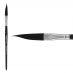 Creative Mark Black Knight Sword Liners Synthetic Brush Short Handle 1/2"