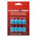 Pack of 8 Creative Mark Canvas Pins