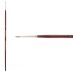 Mimik Kolinsky Synthetic Sable Long Handle Brush, Round Size #1