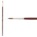 Mimik Kolinsky Synthetic Sable Long Handle Brush, Round Size #10