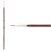 Mimik Kolinsky Synthetic Sable Long Handle Brush, Round Size #2