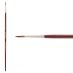 Mimik Kolinsky Synthetic Sable Long Handle Brush, Round Size #6