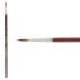 Mimik Kolinsky Synthetic Sable Long Handle Brush, Round Size #8