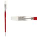 Creative Mark Pro White Soft Filament Hair Acrylic Brush Flat #10