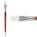 Creative Mark Pro White Soft Filament Hair Acrylic Brush Flat #12