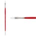 Creative Mark Pro White Soft Filament Hair Acrylic Brush Flat #4