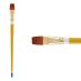 Creative Mark Qualita Golden Taklon Long Handle Brush Bright #10