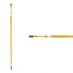 Creative Mark Qualita Golden Taklon Long Handle Brush Angular #2