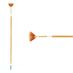 Creative Mark Qualita Golden Taklon Long Handle Brush Fan #2