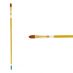 Creative Mark Qualita Golden Taklon Long Handle Brush Filbert #2