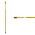 Creative Mark Qualita Golden Taklon Long Handle Brush Filbert #2
