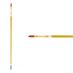 Creative Mark Qualita Golden Taklon Long Handle Brush Flat #2