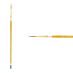 Creative Mark Qualita Golden Taklon Short Handle Brush Script #10x0