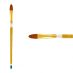 Creative Mark Qualita Golden Taklon Short Handle Brush Filbert #12