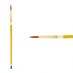 Creative Mark Qualita Golden Taklon Short Handle Brush Round #6