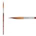 Mimik Kolinsky Synthetic Sable Short Handle Brush, Sword Liner Size 1/4"