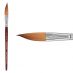 Mimik Kolinsky Synthetic Sable Short Handle Brush, Sword Liner Size 3/4"