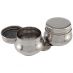 Creative Mark Double Stainless Steel Palette Cup w/ Screw Cap
