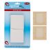 Mini Magnetic 3x3" Paintable Canvas Squares, Pack of 4