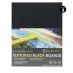 Crescent #8 Textured Black Mounting Board 8"x10" (Pack of 3)