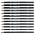 Derwent Onyx Pencil Set of 12 - Dark