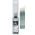 da Vinci Nova Synthetic Short Handle Mini Detail Brush Set of 5