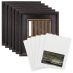 Duo Centurion 8"x10" Oil Primed Linen Panel + Black/Gold Museum Plein Aire Frame 6 Pack