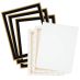 Duo Practica 16" x 20" Stretched Canvas + Cardinali Floater Frame Black/Antique Gold (3 Pack)