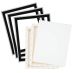 Duo Practica 11" x 14" Stretched Canvas + Cardinali Floater Frame Black/Antique Silver (3 Pack)