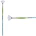 Princeton Snap! Series 9800 White Synthetic Brush - Fan, Long Handle, Size 4