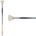 Princeton Snap! Series 9700 Natural Bristle Brush - Fan, Long Handle, Size 6