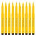 Faber-Castell Pitt Artist Brush Pen, No. 107 - Cadmium Yellow (Box of 10)